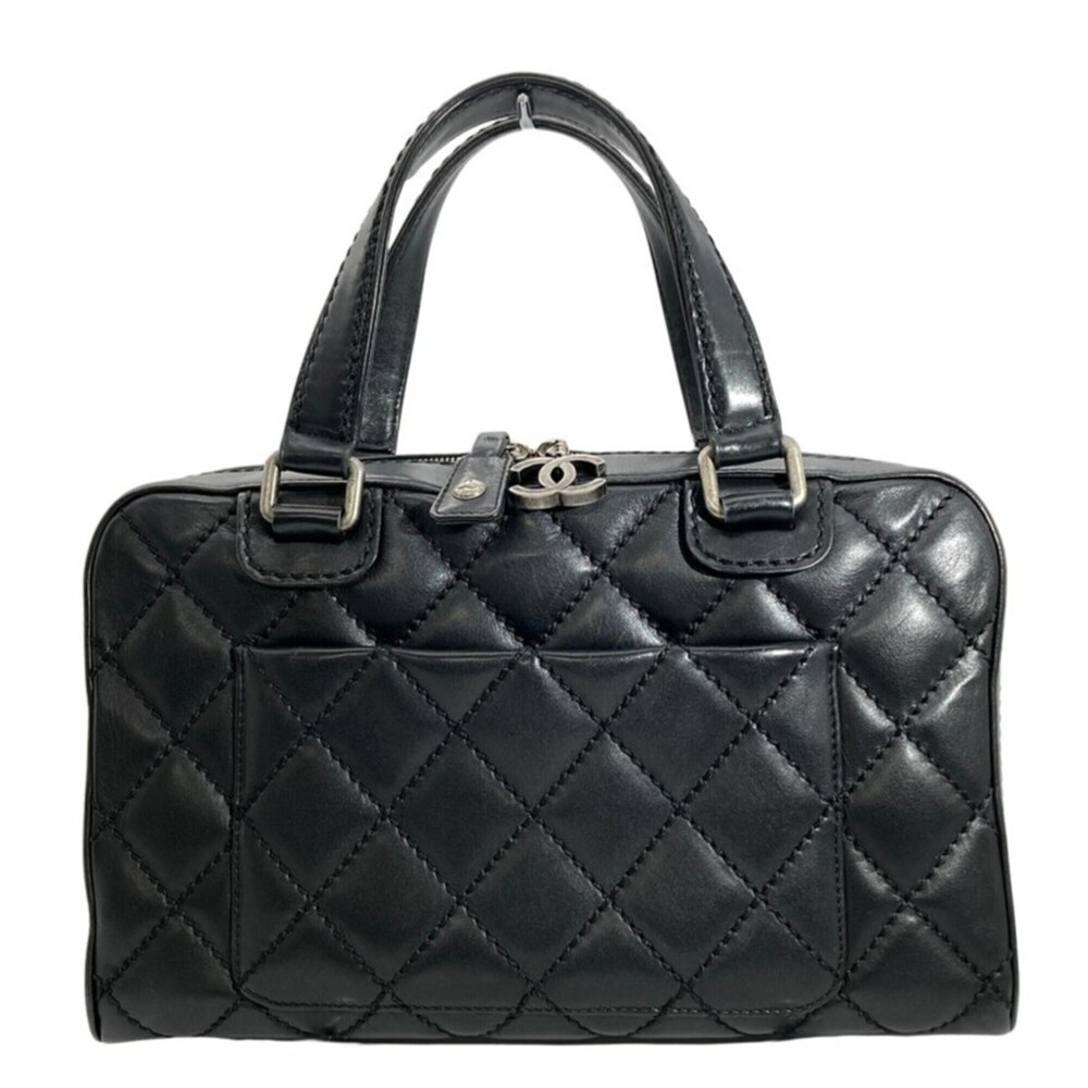 CHANEL Black Boston Bag
